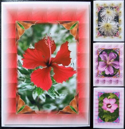 Stained Glass Corners 1 by GWYNETH GEORGE