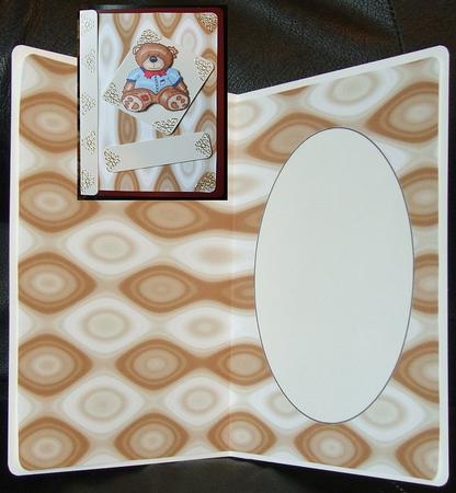 Coffee Diamond Retro Insert by GWYNETH GEORGE