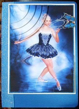 Ballerina Fairy Duo Corner Stacker 1 by GWYNETH GEORGE