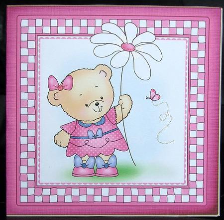 Rosie's Flower Cut and Fold Quick Card by GWYNETH GEORGE