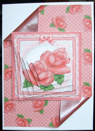 Just Roses Twisted Pyramage Sheet by GWYNETH GEORGE
