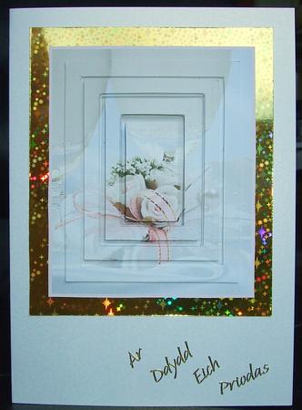 Wedding Themed Concentric Pyramid by GWYNETH GEORGE