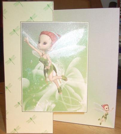 Forest Fairy Foldback Card by GWYNETH GEORGE