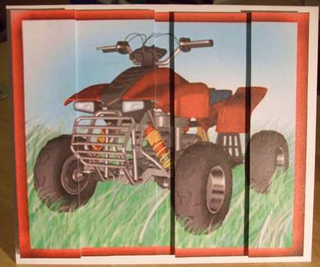 Lets Go Quad Biking Side Stacker by GWYNETH GEORGE
