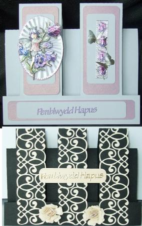 460 A Pair of Step Cards by GWYNETH GEORGE