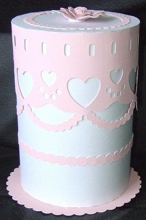 490 Wedding Cake Box by GWYNETH GEORGE