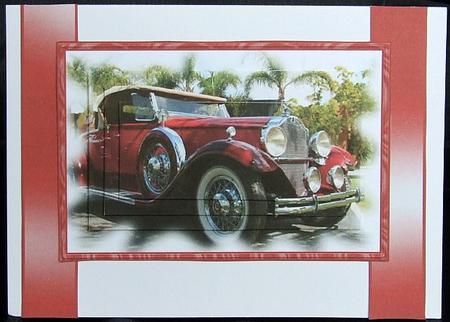 Vintage Car Pyramid by GWYNETH GEORGE