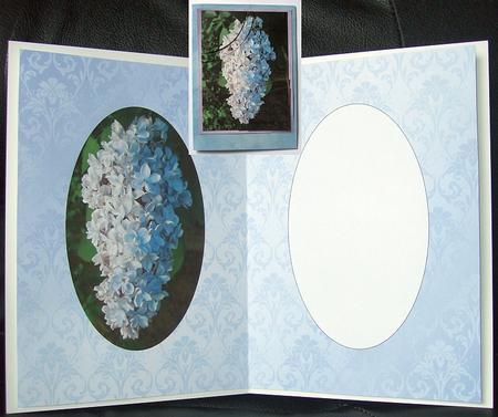 Lilac Flower Insert by GWYNETH GEORGE