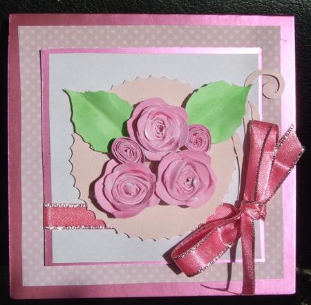 Spring Flowers and Lace Matching Vellum by GWYNETH GEORGE