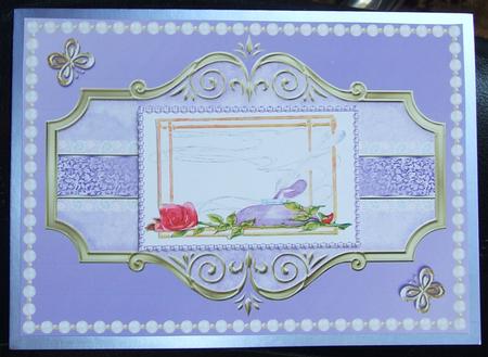 Inkwell with a Rose Sbs by GWYNETH GEORGE