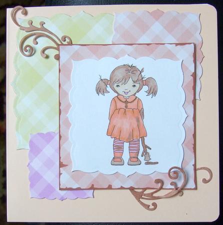 Dirt Magnet Girl, Cu Line & Colour by GWYNETH GEORGE