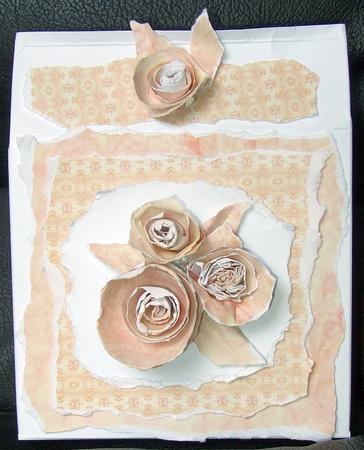 Peach Blossom Backing 4 by GWYNETH GEORGE