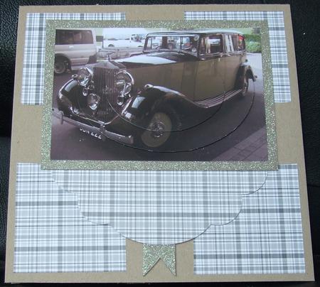1930's Rolls Royce Photograph, Oval Pyramids by GWYNETH GEORGE
