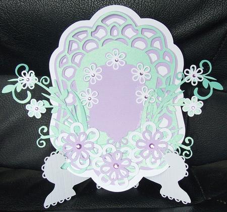 Fancy Platestand & Box by GWYNETH GEORGE