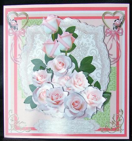 Lovely Wedding Day Roses by GWYNETH GEORGE