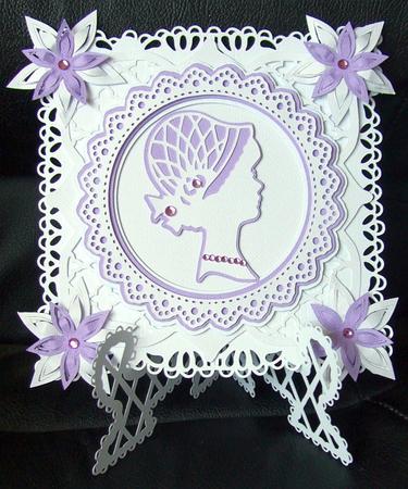 Fancy Stand Card & Box 2 by GWYNETH GEORGE