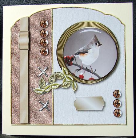 Quiet Country Charm Card Topper 2 by GWYNETH GEORGE