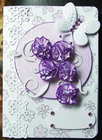 Pretty Watercolour Wash Flowers Vellum by GWYNETH GEORGE