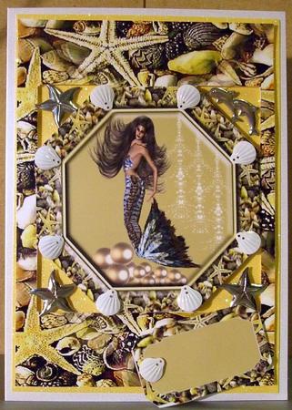 Mermaid and Shells by GWYNETH GEORGE