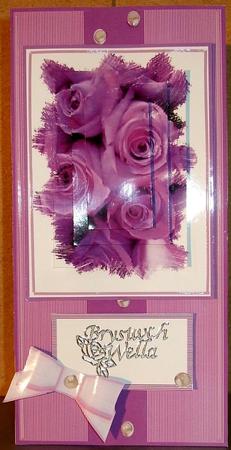 Step by Step Fabulous Floral Lilac Feathered Edge Pyramid St by GWYNETH GEORGE