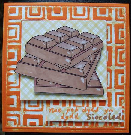Chocolate Digital Stamp by GWYNETH GEORGE