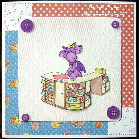Crafting Penny Stamp by GWYNETH GEORGE