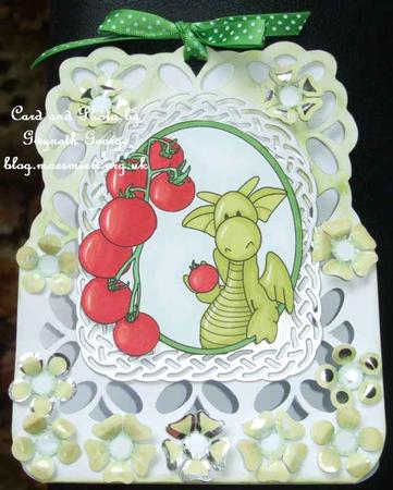 Ruperts Tomatoes Stamp by GWYNETH GEORGE