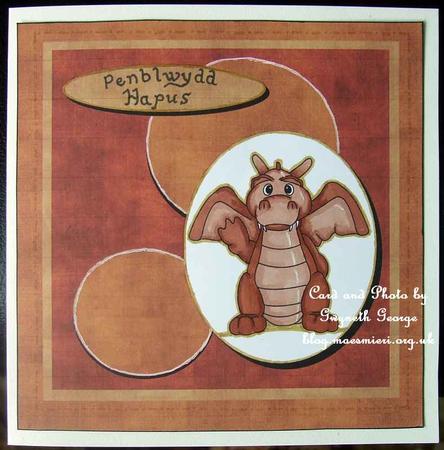 Uncle Perry - Dragon Stamp by GWYNETH GEORGE