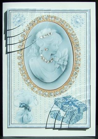Beautiful Cameo Rounded Corner Stacker by GWYNETH GEORGE
