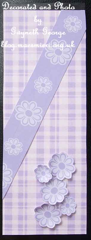 Emilys Little Jewel Purple Check by GWYNETH GEORGE