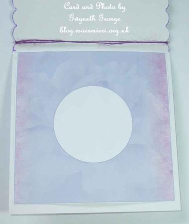 Antique Plum Pink Rose Insert 8x8 by GWYNETH GEORGE