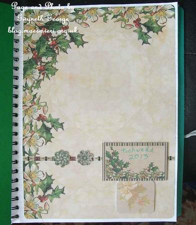 Christmas Rose Journal Kit by GWYNETH GEORGE