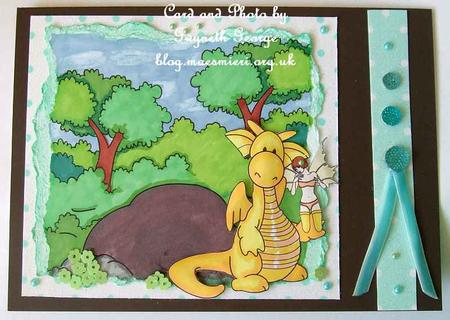 Ruperts Fairy Friend Stamp by GWYNETH GEORGE
