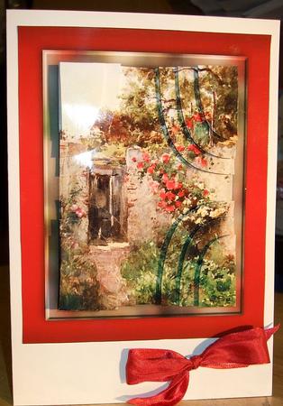 The Secret Garden - New Shape Corner Stacker by GWYNETH GEORGE
