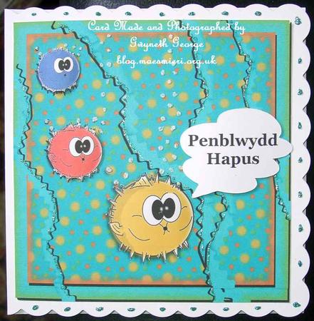 Puff the Puffer Fish Stamp by GWYNETH GEORGE