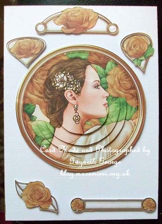 Rose Embellishment Sheet (gold) by GWYNETH GEORGE