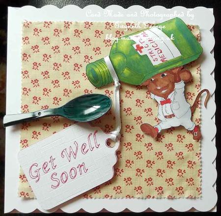 Gin Mouse! Digital Stamp by GWYNETH GEORGE