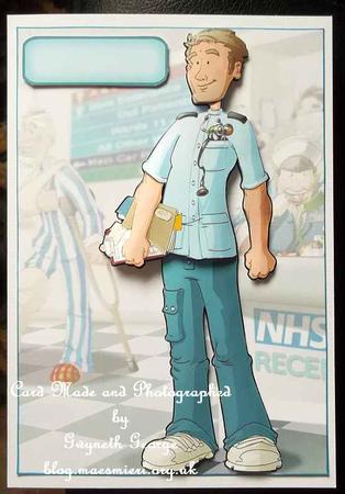 Male Nurse Dude by GWYNETH GEORGE