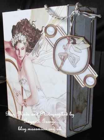 Fairy Acantha Cream Mini Gift Bag by GWYNETH GEORGE