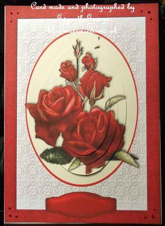 Beautiful Pyramid Red Roses for Love  by GWYNETH GEORGE