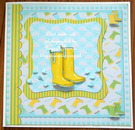 Rainy Days Digital Papers by GWYNETH GEORGE
