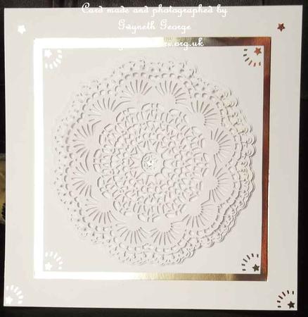 Fancy Doily 1 by GWYNETH GEORGE