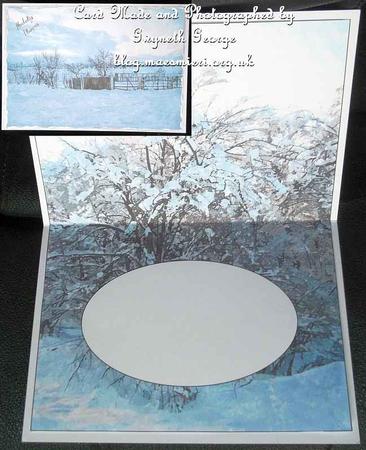 Christmas Scene Watercolour Insert 10 by GWYNETH GEORGE
