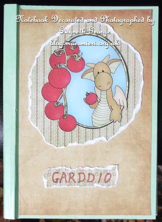 Rupert with Tomatoes Coloured by GWYNETH GEORGE