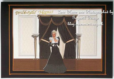 Elegant Curtains Set 2 by GWYNETH GEORGE