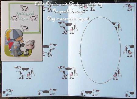 Cow Insert by GWYNETH GEORGE