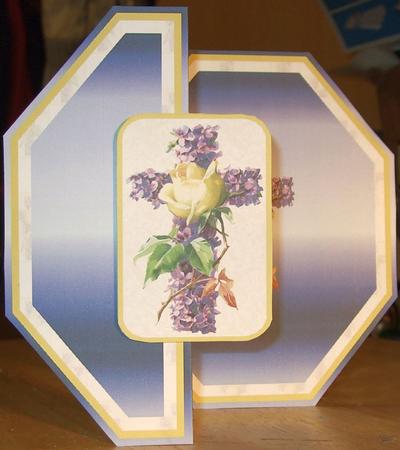 Floral Easter Cross by GWYNETH GEORGE