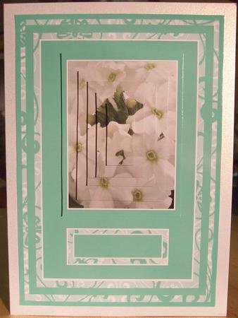Happy Easter Pyramid Design Sheet White Phlox by GWYNETH GEORGE