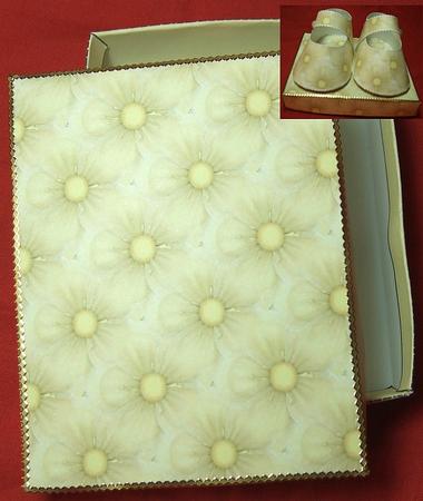 Blooming Lovely in Yellow Gift Box with Lid by GWYNETH GEORGE