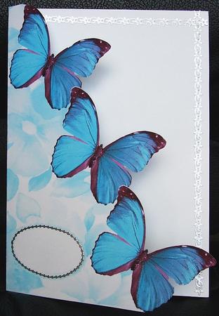Flutter by Butterfly - Cut & Fold Over the Side Card by GWYNETH GEORGE